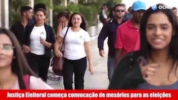 VDEO: Justia Eleitoral inicia processo de convocao de mesrios para as eleies