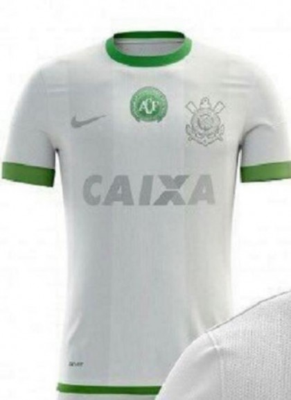 Partes da camisa do Corinthians podem ser verdes no jogo do dia 11, contra o Cruzeiro (Foto: Divulgao)