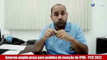 VDEO: Governo de So Paulo amplia prazo para pedidos de iseno de IPVA-PCD 2022