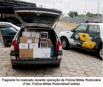 Junqueirpolis: Procurado pela justia  capturado com 600 perfumes contrabandeados